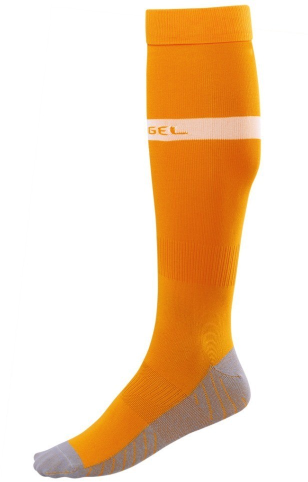 Гетры футбольные JA-003, оранжевый/белый (780584)