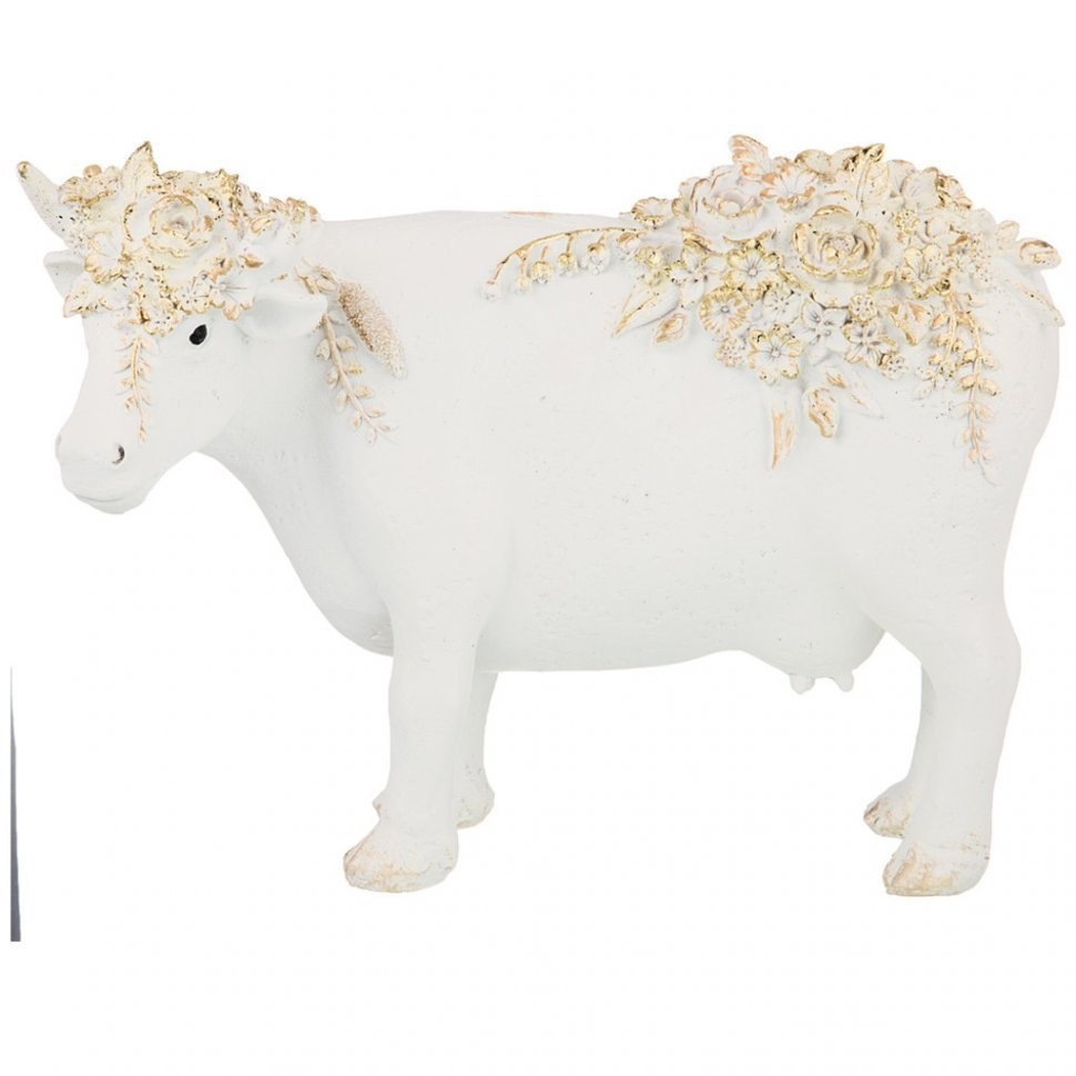 Статуэтка "корова" 32*9*21 см. коллекция "flower fantasy" Lefard (146-1411)