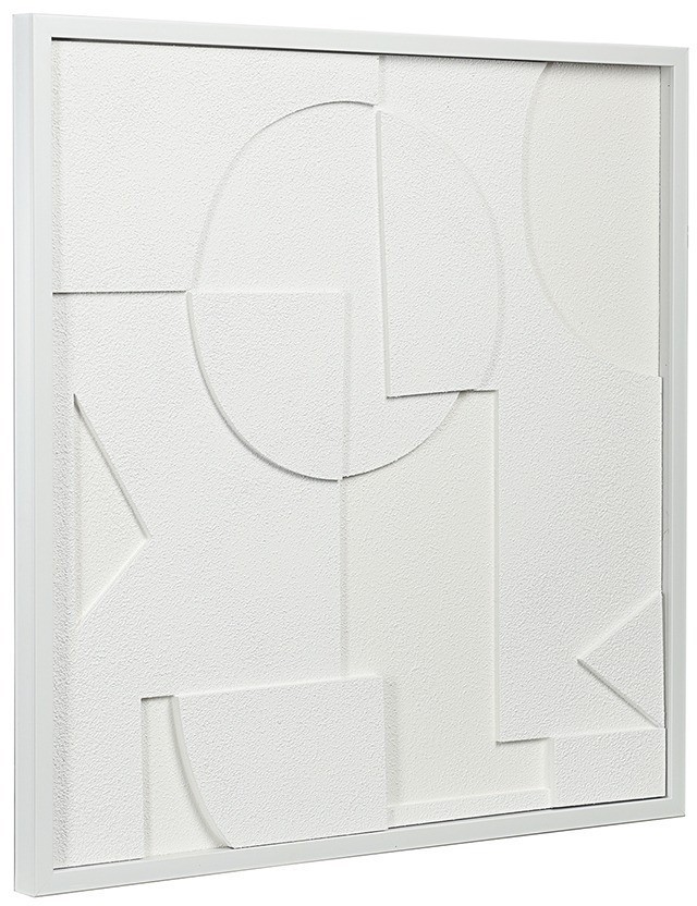 Панно декоративное с эффектом 3d minimalism, с белой рамой, 60х60 см (77480)