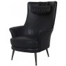 Кресло C0133-1D/#B76, кожа, металл, Black, ROOMERS FURNITURE