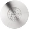 Кастрюля agness со стеклянной крышкой, нерж.сталь,  серия монблан 3,5л 20х11,5см (937-312)