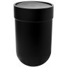 Корзина для мусора с крышкой touch, 6 л, черная (43387)