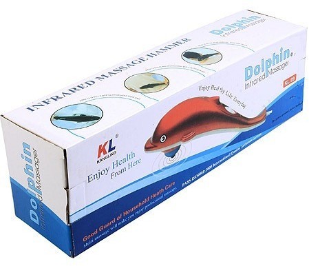 Массажер Дельфин 50Вт 3 насадки (99)