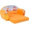 Раскладной бескаркасный (мягкий) детский диван серии "Сказки", Кот в сапогах (PCR320-118)