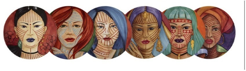 Набор LANIX36RO001160, 16 см, фарфор, mixed, LE COQ