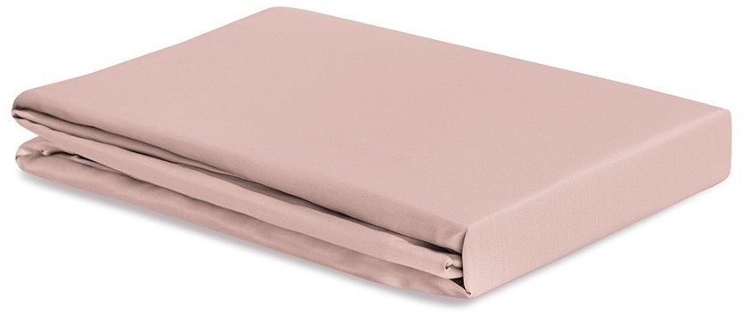 Простыня из премиального сатина цвета пыльной розы из коллекции essential, 180х270 см (78483)