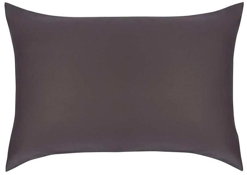 Комплект постельного белья из премиального сатина темно-серого цвета из коллекции essential, 150х200 см (78458)