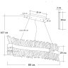 Люстра Wave 80*30см (TT-00002177)