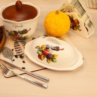 Масленка с крышкой Frutti di Bosco 22,5 см 7378-FBO