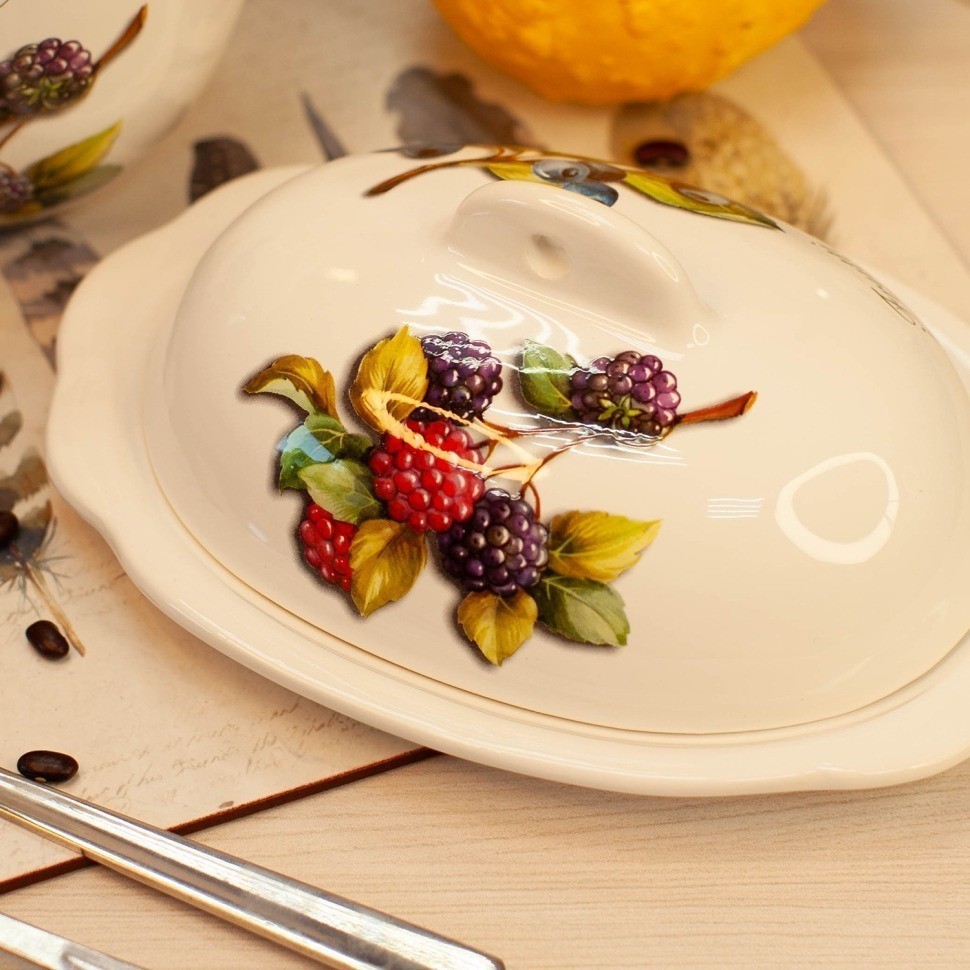 Масленка с крышкой Frutti di Bosco 22,5 см 7378-FBO