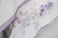 Комплект постельного белья сатин принт Фиори,сиренево-белый,145*210- 1шт,50*70 -2шт (TT-00015272)