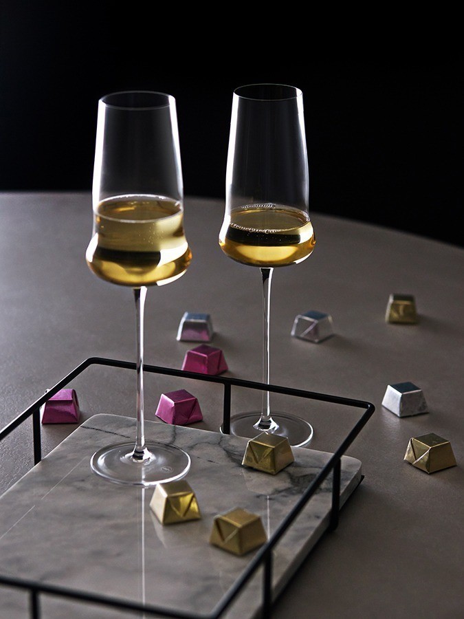 Набор бокалов для шампанского в подарочной упаковке sense, 360 мл, 2 шт. (78662)