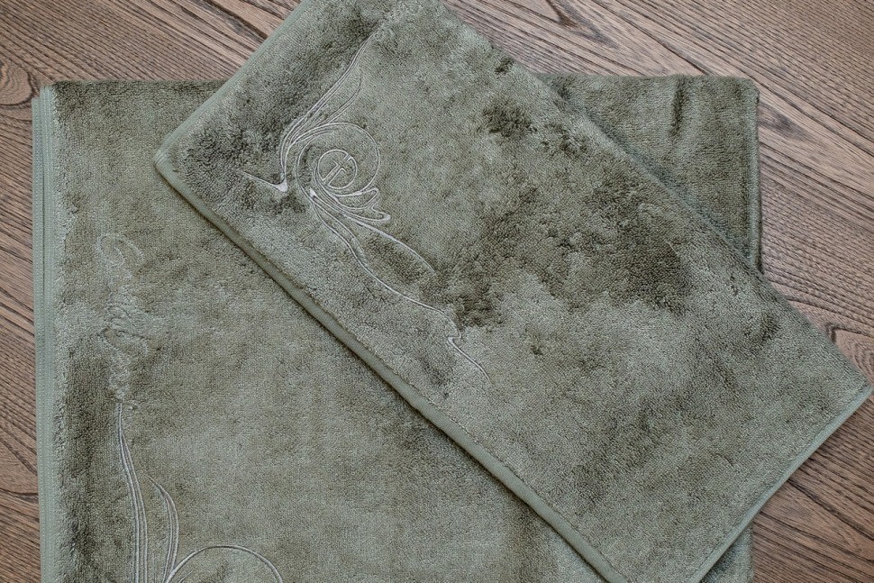 Полотенце Лирика модал зеленое 50*90 (TT-00015198)