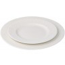 Набор из двух тарелок белого цвета с фактурным рисунком из коллекции essential, 22см (73586)