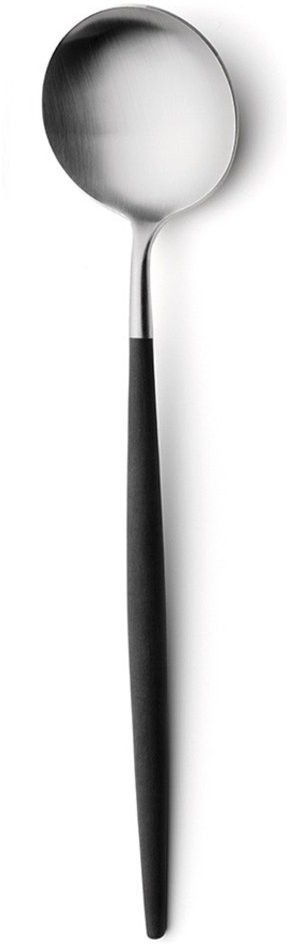 Ложка сервировочная GO.14, нержавеющая сталь 18/10, композитный материал, matte chrom/black, CUTIPOL