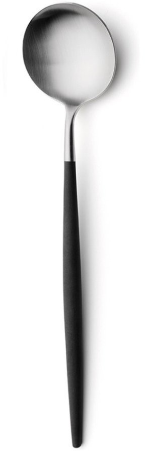 Ложка сервировочная GO.14, нержавеющая сталь 18/10, композитный материал, matte chrom/black, CUTIPOL