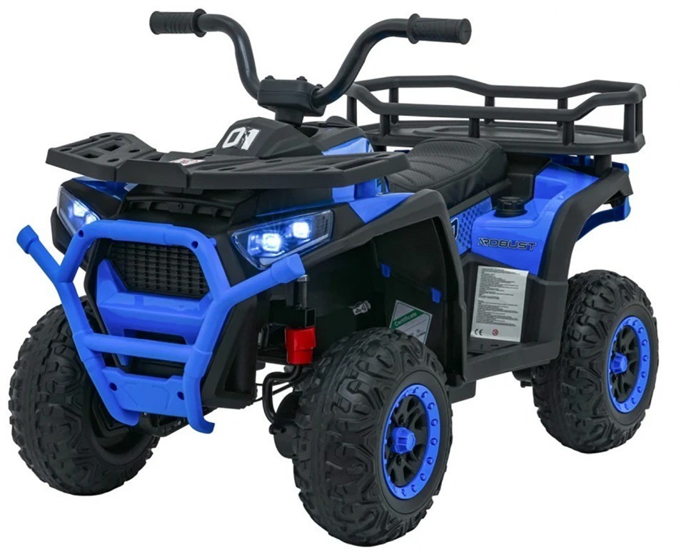 Детский электромобиль квадроцикл X-Robust (синий, 24V, 4WD, пульт, EVA) (XMX651-24V-4WD-BLUE)
