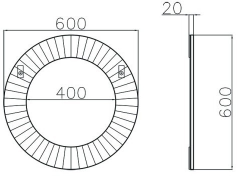 Зеркало d60 см (TT-00001699)