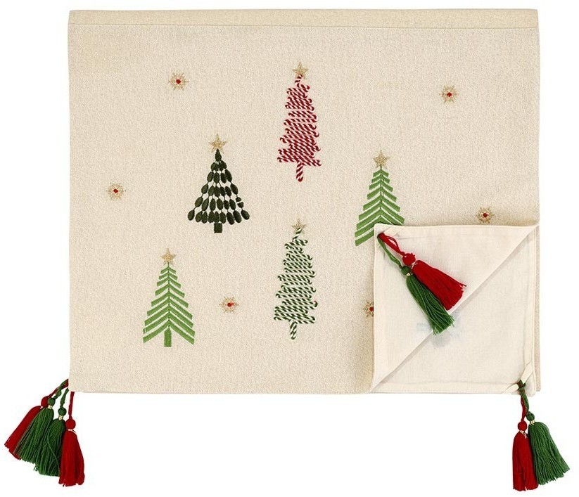 Дорожка на стол frozen pines из коллекции new year essential, 45х150 см (79769)