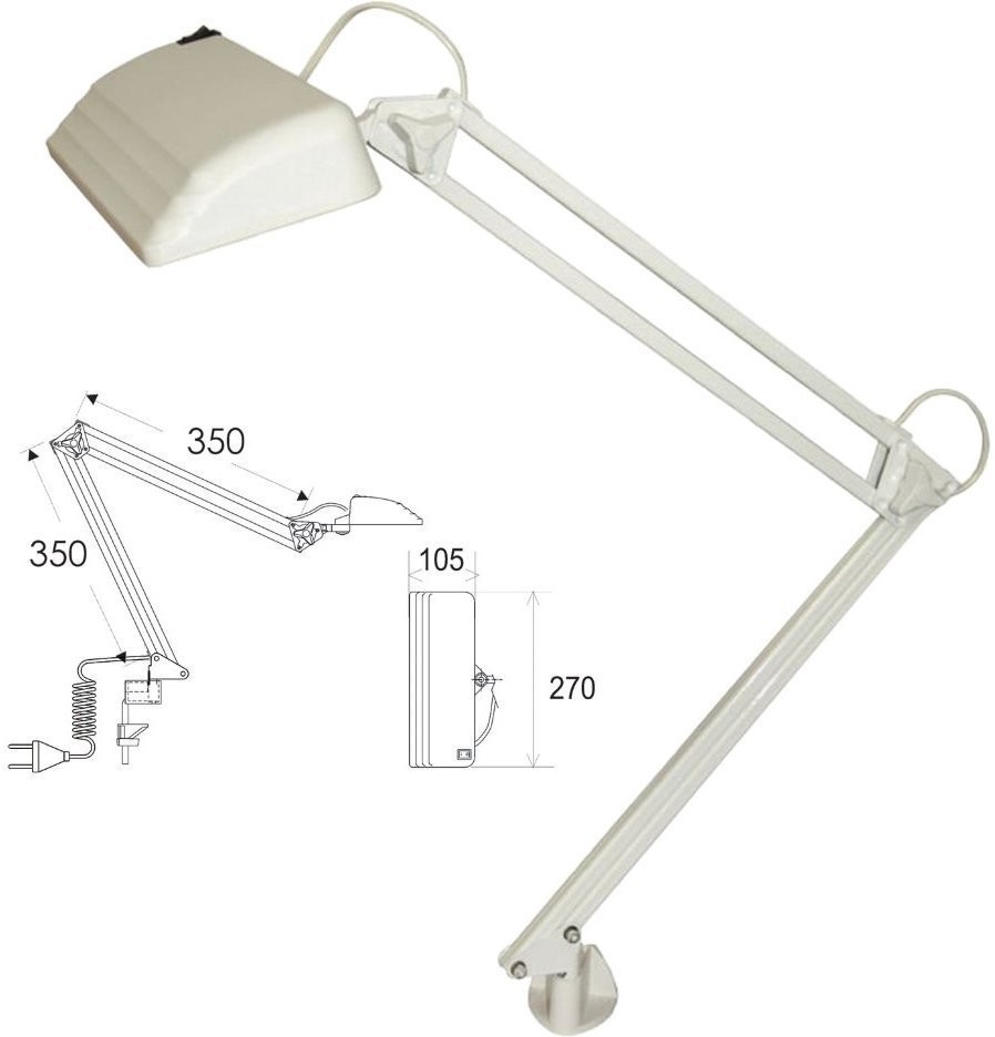 Лампа настольная светодиодная Трансвит Дельта П-С32 на струбцине 236906 (73080)