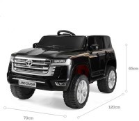 Детский электромобиль Toyota Land Cruiser 24V 4WD (LC-300-BLACK)