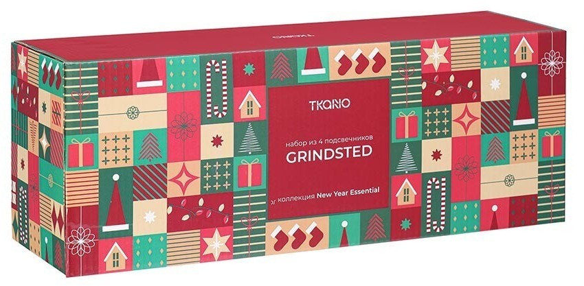 Набор из 4 подсвечников grindsted из коллекции new year essential, 4 шт. (79424)