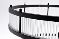 Люстра Ancona Double круглая чёрный матовый/стекло прозр. (TT-00013210)