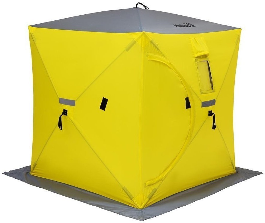 Палатка для зимней рыбалки Helios Куб 1,5х1,5 (HS-ISC-150YG) (71614)