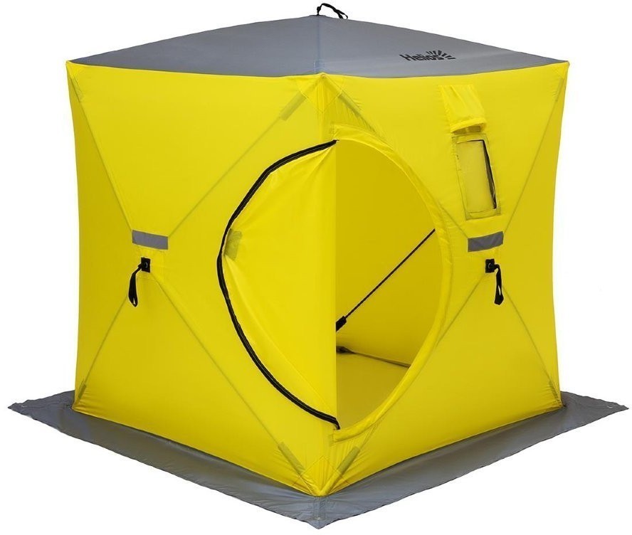Палатка для зимней рыбалки Helios Куб 1,5х1,5 (HS-ISC-150YG) (71614)