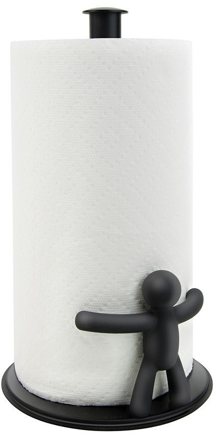 Держатель для бумажных полотенец buddy, черный (75779)