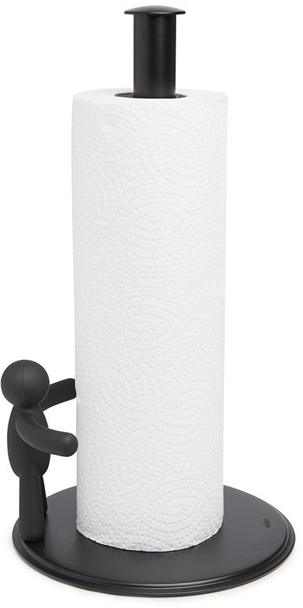 Держатель для бумажных полотенец buddy, черный (75779)