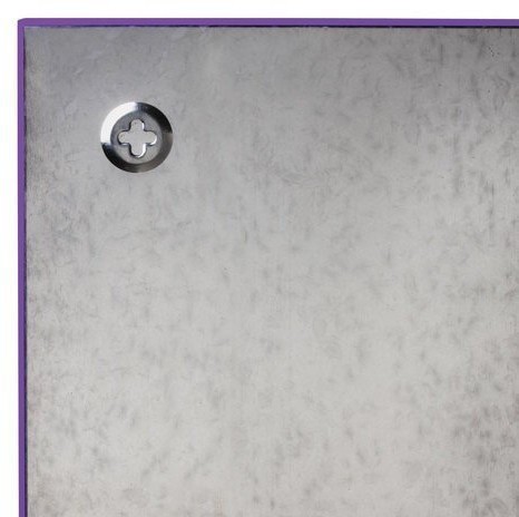 Стеклянная магнитно маркерная доска Brauberg 45х45 см фиолетовая 236743 (86598)