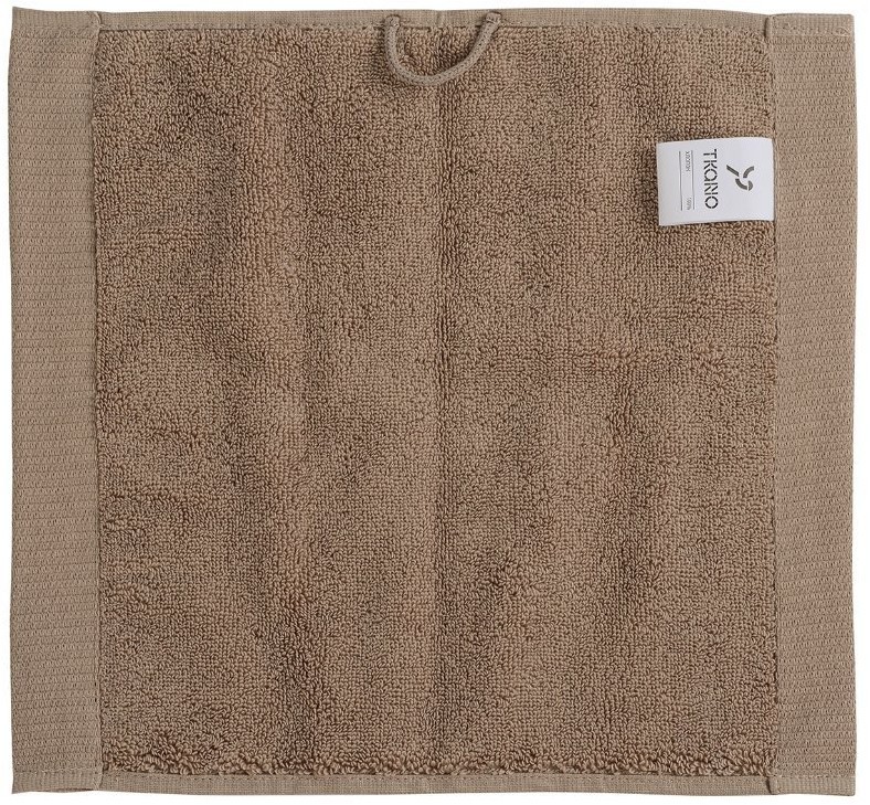 Полотенце для лица коричневого цвета из коллекции essential, 30х30 см (66951)