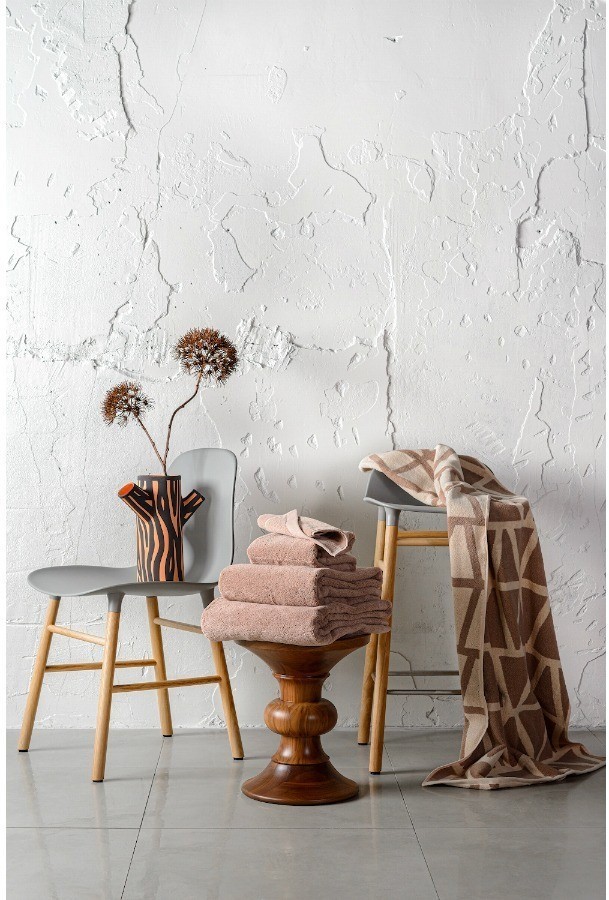 Полотенце для лица коричневого цвета из коллекции essential, 30х30 см (66951)