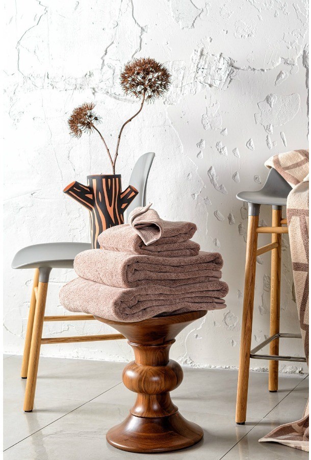 Полотенце для лица коричневого цвета из коллекции essential, 30х30 см (66951)