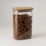 Банка для хранения прямоугольная glass acacia, 1,3 л (79985)