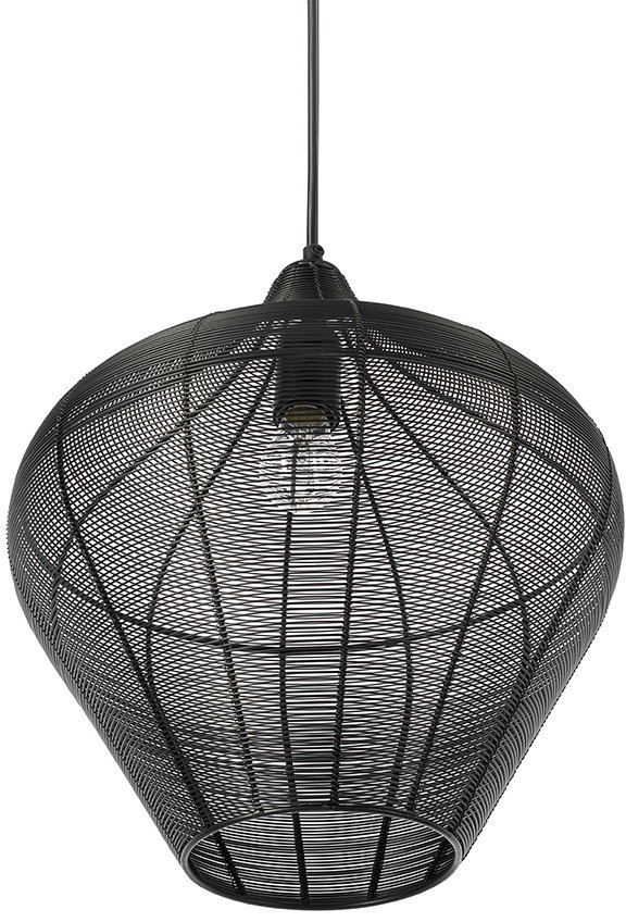 Светильник подвесной vinger, D36х40 см, черный (76207)