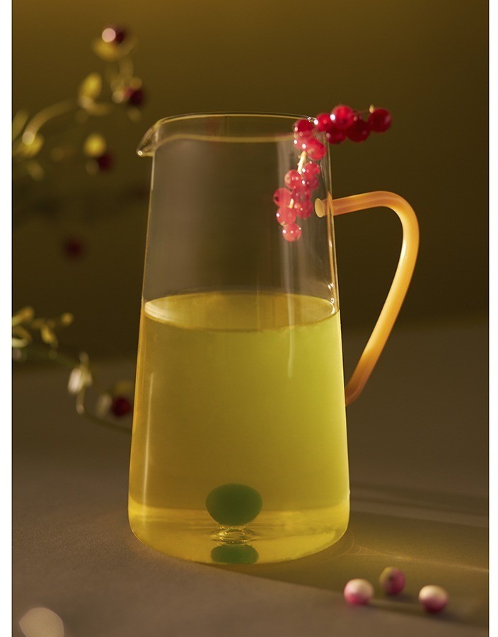 Кувшин orb, 1,25 л, желтый/зеленый (77823)