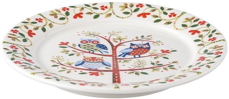 Тарелка owl из коллекции birds of paradise, D18 см (76694)