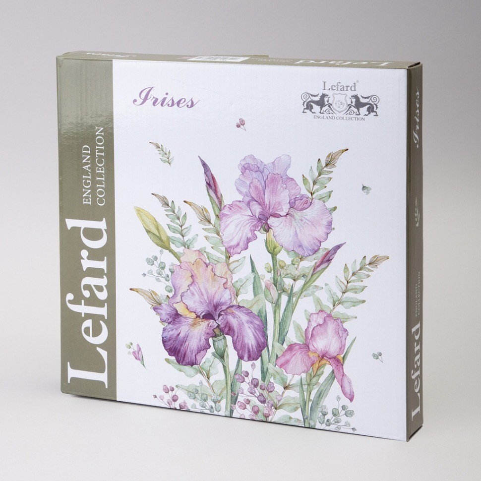 Тарелка обеденная lefard "irises" 25,5*2,5 см (425-142)