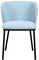 Стул foggy, букле, голубая пудра (78061)