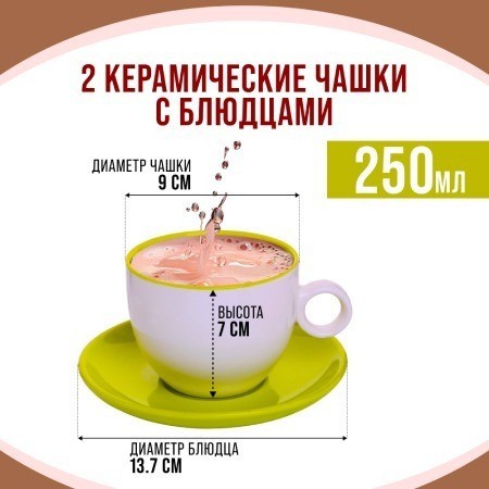 Чайный набор 4пр Loraine ЗЕЛЁНЫЙ LR (27581-3)