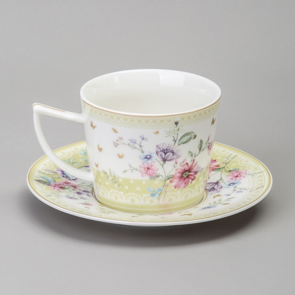 Чайный набор lefard "blossom" на 2 пер. 4 пр. 250 мл (165-588)