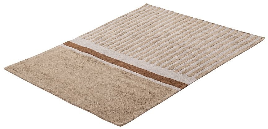 Ковер из хлопка с рисунком tulip garden бежевого цвета из коллекции terra, 160х230 см (74508)