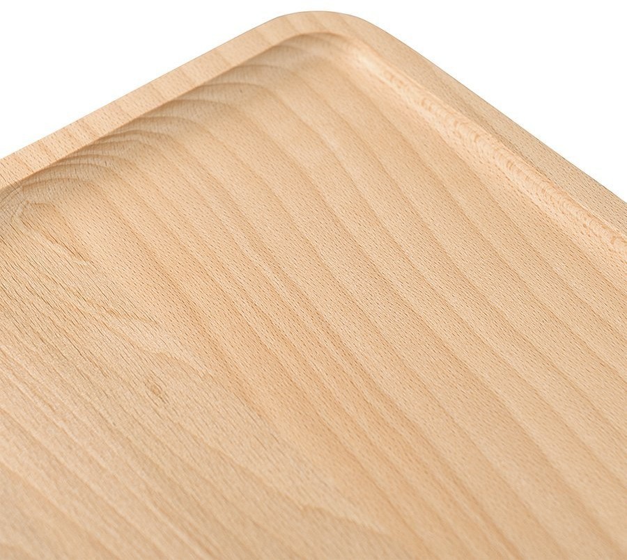 Поднос деревянный прямоугольный bernt, 29х16 см, бук (74802)