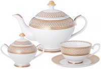 Чайный сервиз lefard &quot;золотая сетка&quot; hа 6 пер. 14 пр. 1300/250/270 мл (770-230)