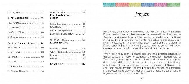 Карты Таро "Rainbow Kipper" RED Feather / Радужный Киппер (47130)
