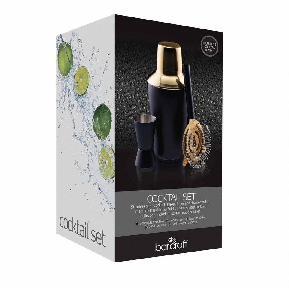 Kitchen Craft Набор для коктейлей 3 шт. 500 мл BCSHAK3PC