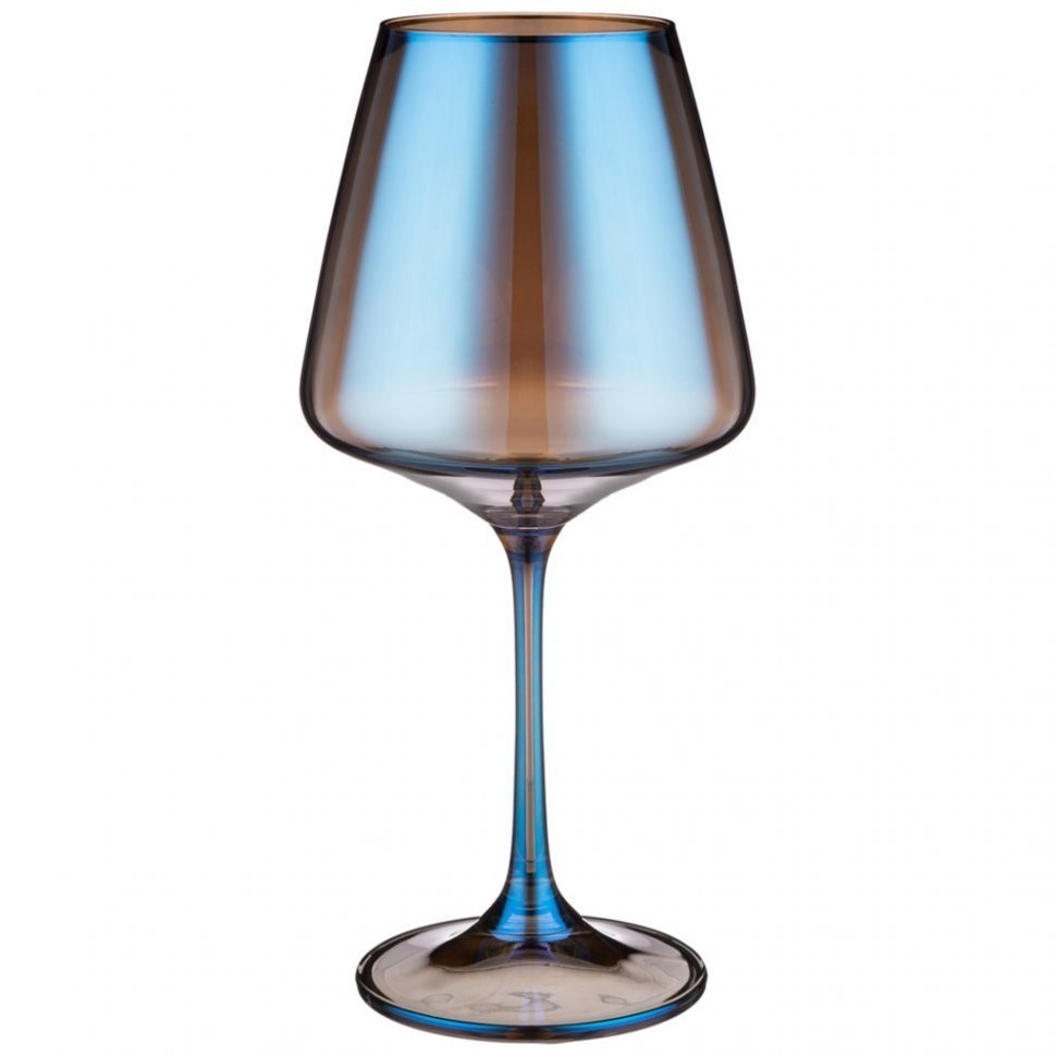 Набор бокалов для вина из 6 шт серия "naomi" 360 мл цвет:лазурит Акционерное Общество (194-655)