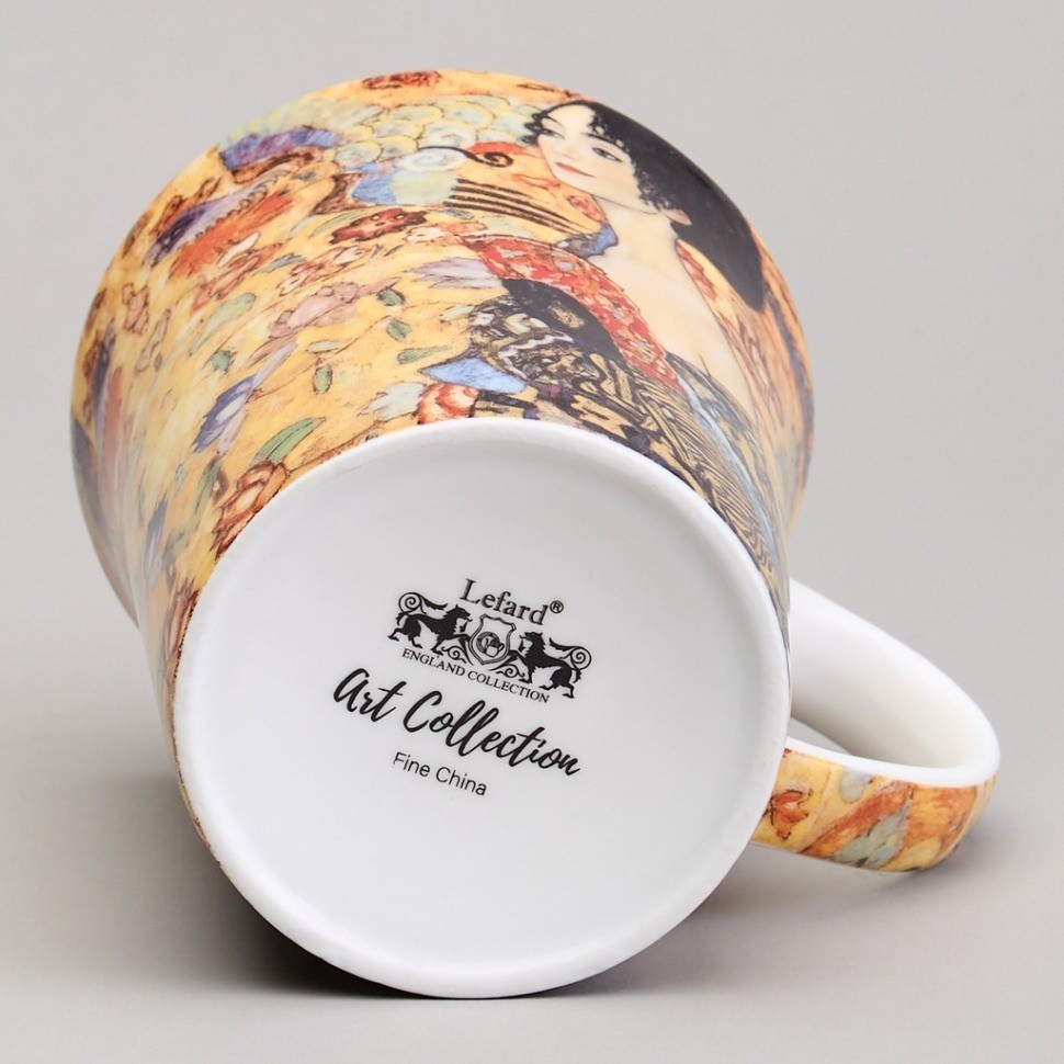 Кружка lefard "дама с веером" (г. климт) 420 мл (104-1032)